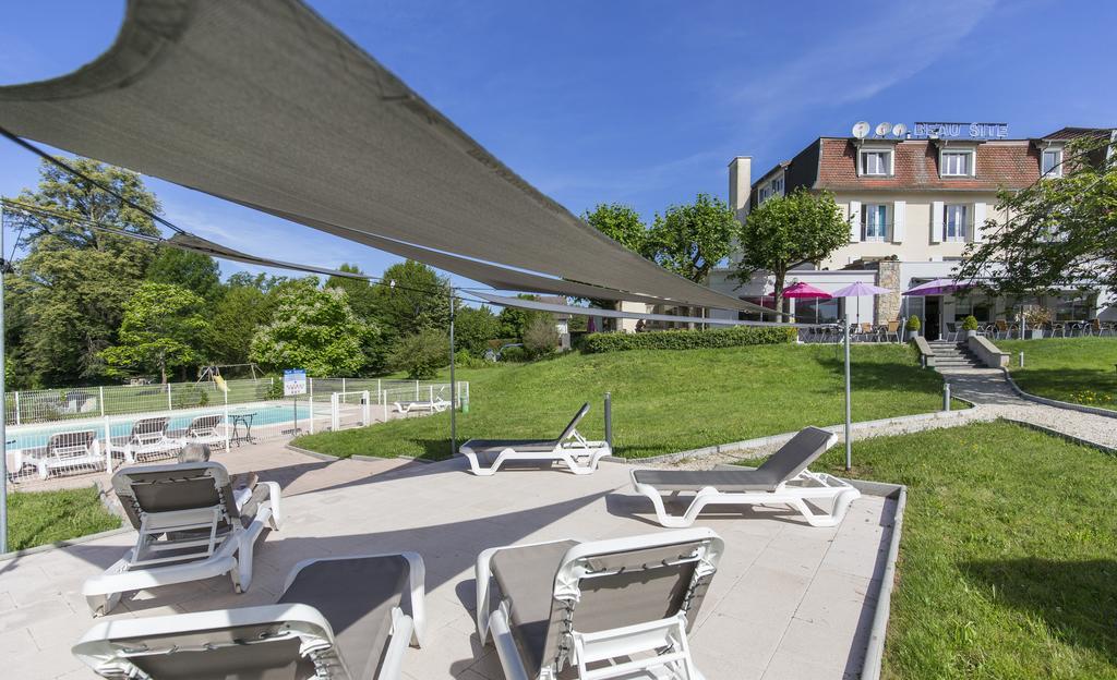 Logis Hotel Restaurant Spa Beau Site Люксойл-ле-Бан Екстериор снимка