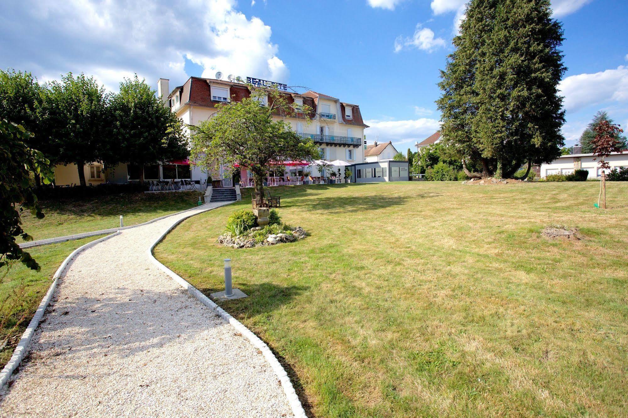 Logis Hotel Restaurant Spa Beau Site Люксойл-ле-Бан Екстериор снимка