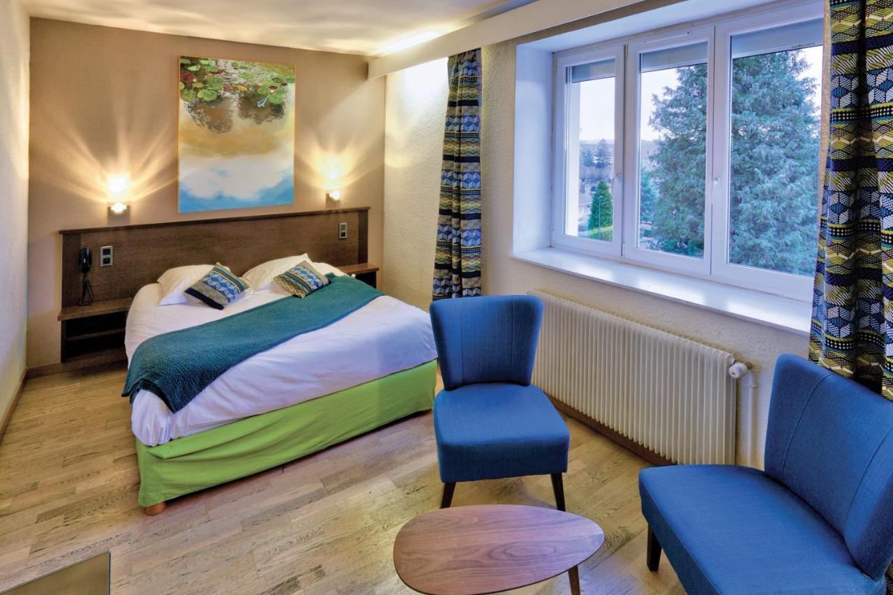 Logis Hotel Restaurant Spa Beau Site Люксойл-ле-Бан Екстериор снимка